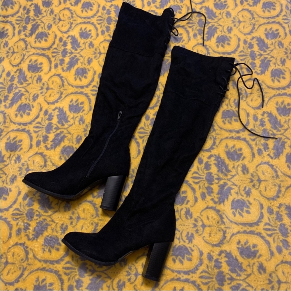 Suede Over the Knee Boots